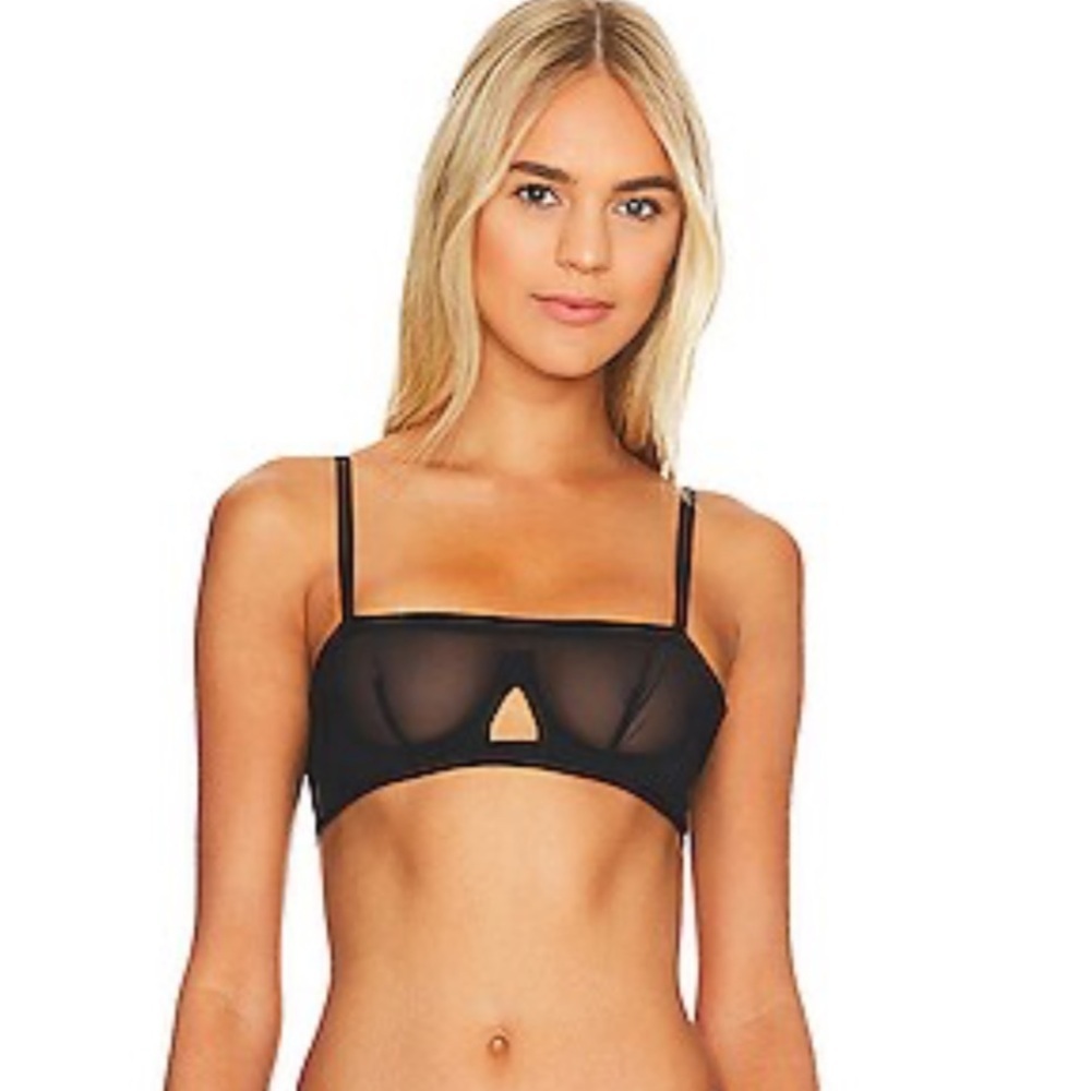 NWT We Are HAH wired bra noir 30-38a